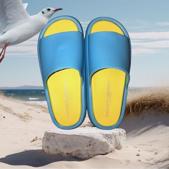 TURQUOISE BEACH SLIDES BY J SLIDES, Sz 8 - Picture 7 of 12